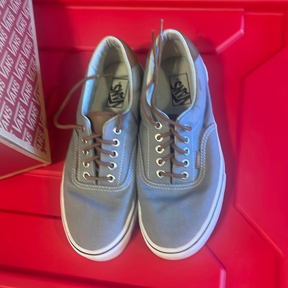 Vans gray canvas mens 8.5 women's 10, - Picture 1 of 2